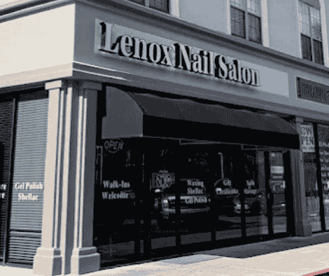 A Lenox Nails & Skincare Logo