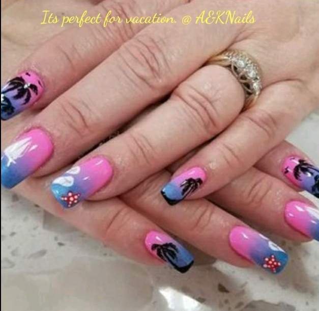 A&K Nails Logo