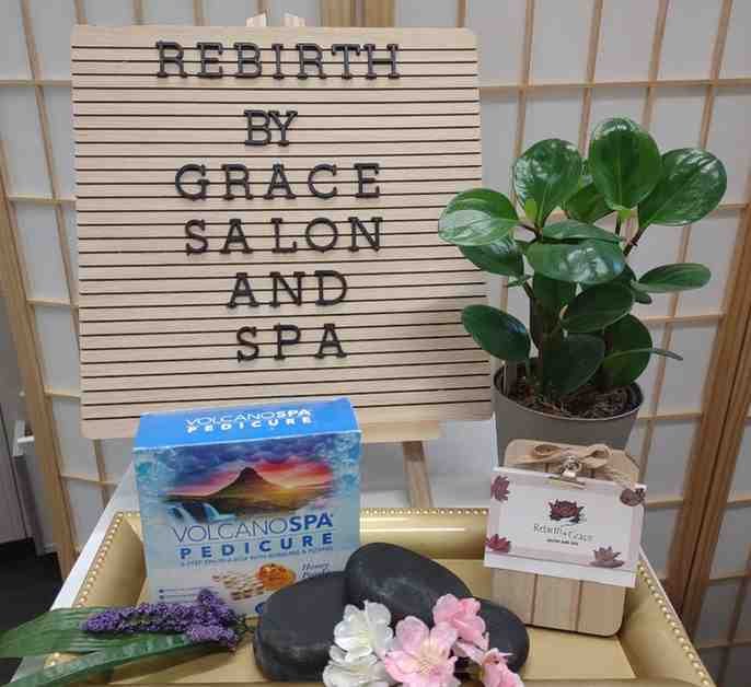 Rebirth By Grace Salon And Spa Nail Studio Logo