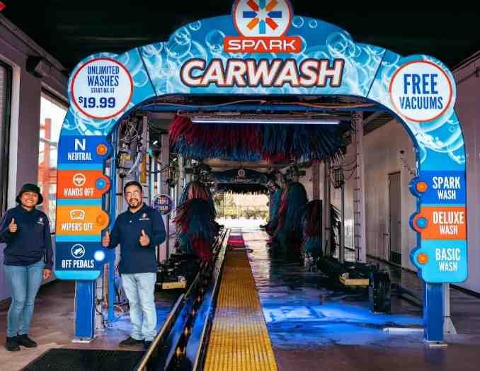 Spark Car Wash Logo