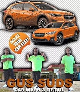 Gus Suds Carwash and Detail Logo