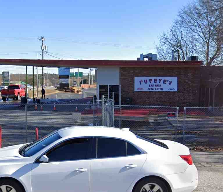Popeyes Car Wash Logo