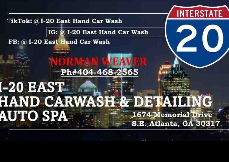 I-20 East Hand Car Wash Logo