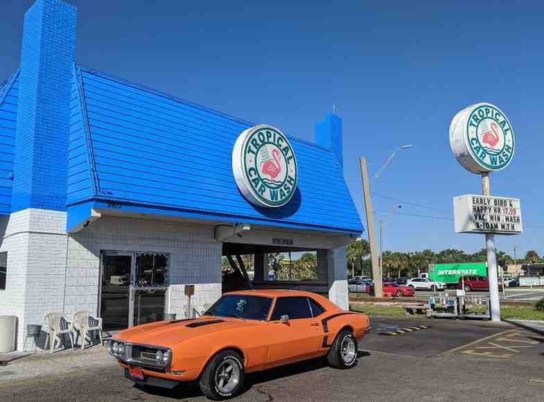 Tropical Car Wash Logo